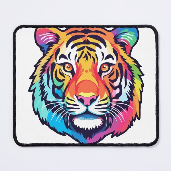 Item preview, Vibrant Pop Art Psychedelic Tiger designed and sold by Bikash12Behera.