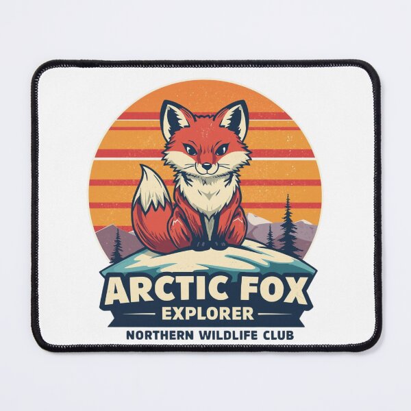 Item preview, Arctic Fox Explorer – Northern Wildlife Club designed and sold by KapiPrint.