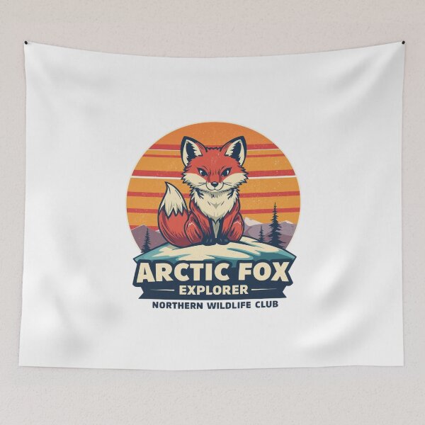 Item preview, Arctic Fox Explorer – Northern Wildlife Club designed and sold by KapiPrint.