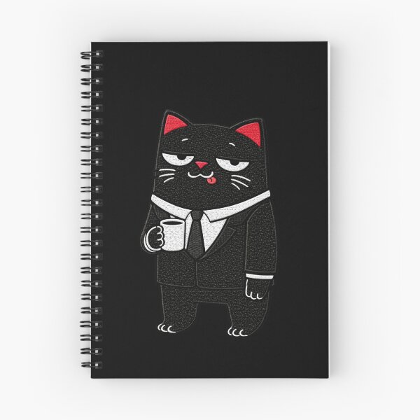 Item preview, Corporate Employee black Cat Meme Dead Inside Funny Office Burnout designed and sold by ColorSplash123.