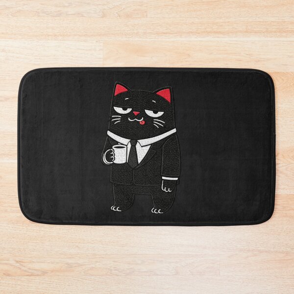Item preview, Corporate Employee black Cat Meme Dead Inside Funny Office Burnout designed and sold by ColorSplash123.