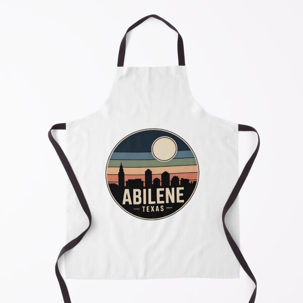 Item preview, Abilene Texas: Retro Striped Skyline Emblem designed and sold by CircinusStore.