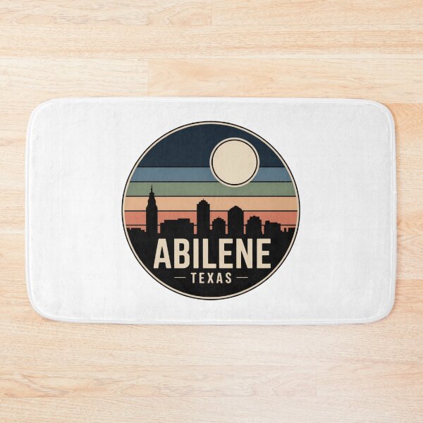 Item preview, Abilene Texas: Retro Striped Skyline Emblem designed and sold by CircinusStore.