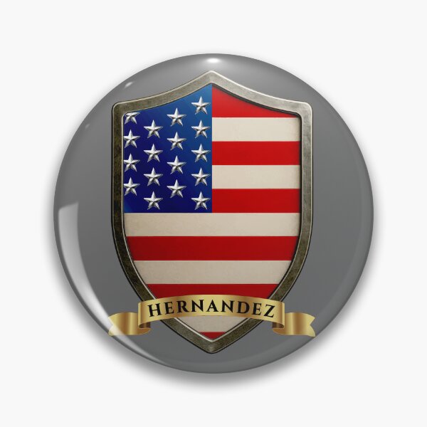 Item preview, Hernandez USA Surname Shield designed and sold by Highlandkings.