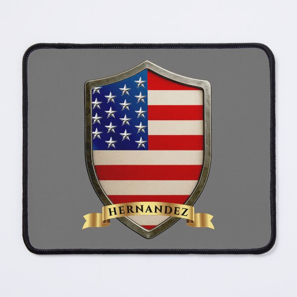 Item preview, Hernandez USA Surname Shield designed and sold by Highlandkings.