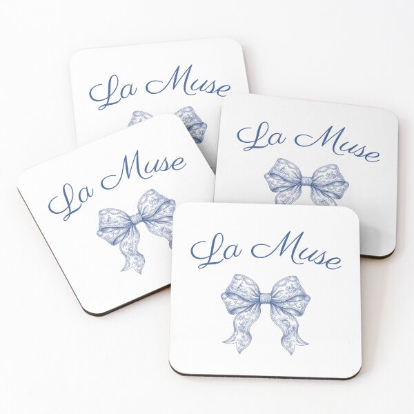 Item preview, La Muse Toile de Jouy Bow Vintage Aesthetic French Style designed and sold by Olhapro.