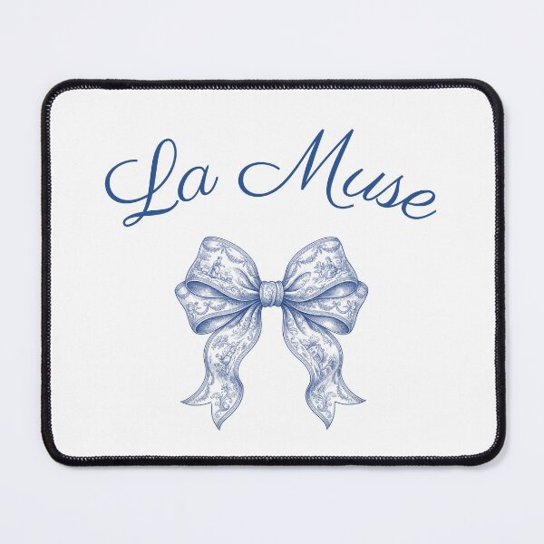 Item preview, La Muse Toile de Jouy Bow Vintage Aesthetic French Style designed and sold by Olhapro.