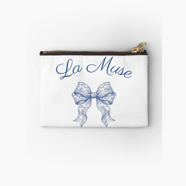 Item preview, La Muse Toile de Jouy Bow Vintage Aesthetic French Style designed and sold by Olhapro.