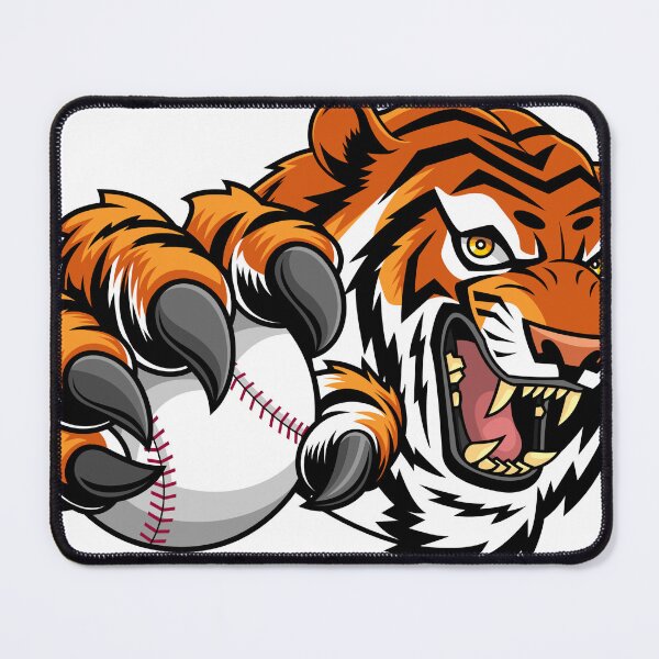 Item preview, ​Ferocious Tiger Baseball Mascot Logo designed and sold by Bikash12Behera.