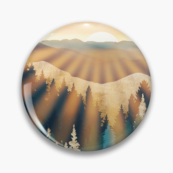 Item preview, Blue Forest Sunrise designed and sold by spacefrogdesign.