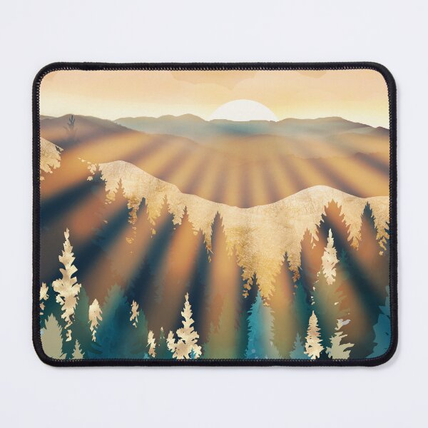 Item preview, Blue Forest Sunrise designed and sold by spacefrogdesign.