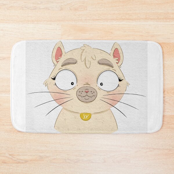 Item preview, Goofy Wide-Eyed Cat designed and sold by sankura.