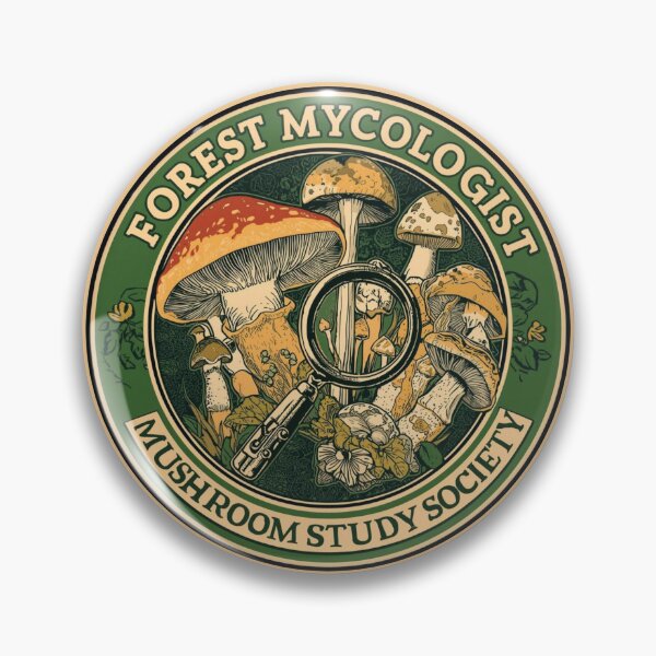 Item preview, Forest Mycologist – Mushroom Study Society designed and sold by KapiPrint.