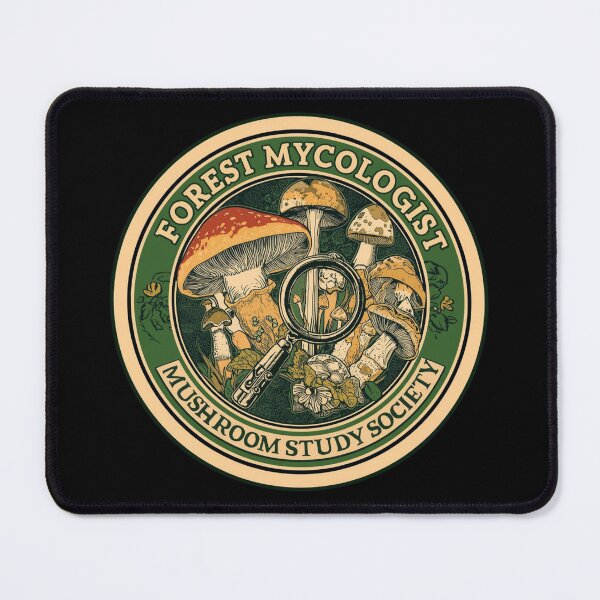 Item preview, Forest Mycologist – Mushroom Study Society designed and sold by KapiPrint.