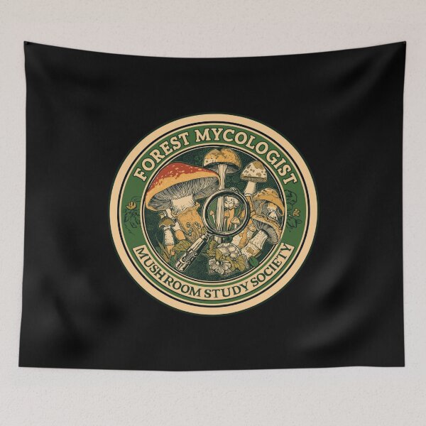 Item preview, Forest Mycologist – Mushroom Study Society designed and sold by KapiPrint.