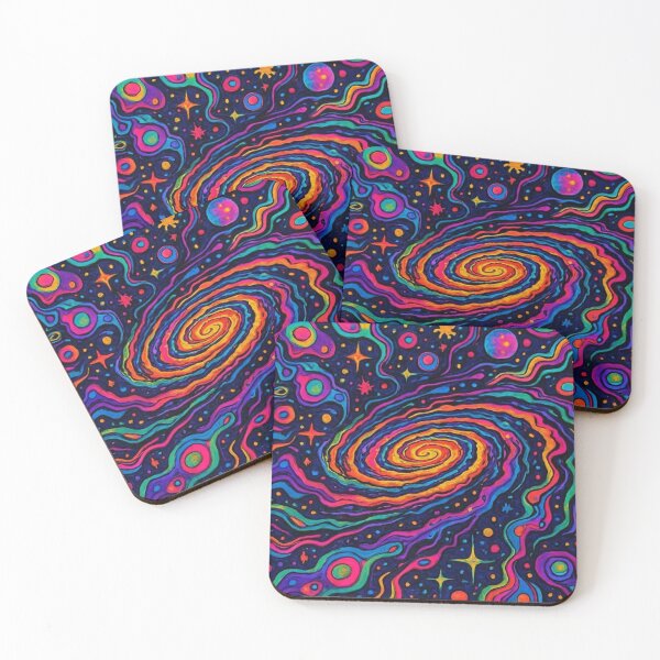 Item preview, Psychedelic Cosmic Swirl: Vibrant Galaxy Nabula Art designed and sold by Siriusvibes.