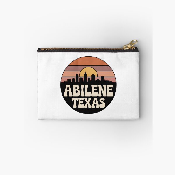 Item preview, Abilene Texas: Sunset Striped Skyline Art designed and sold by CircinusStore.