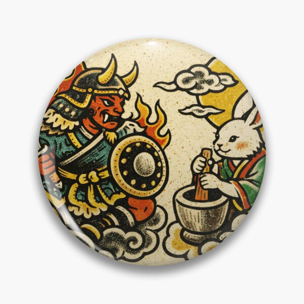 Item preview, Warrior And Rabbit Folk Scene designed and sold by lunestabloom.