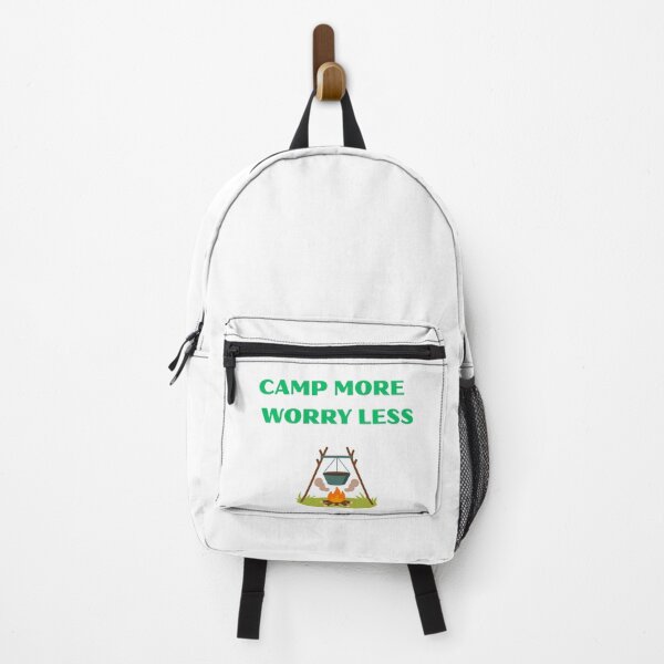 Item preview, Camp More Worry Less Camping Quote Design designed and sold by Madewithlove98.