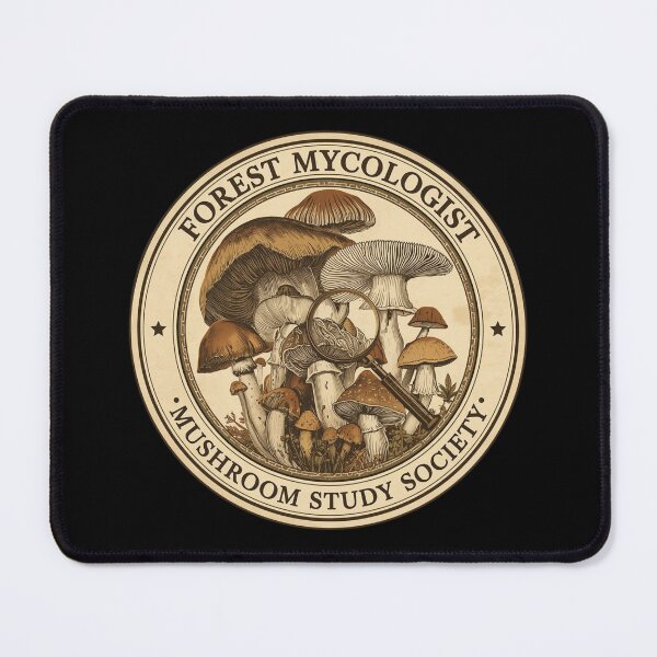 Item preview, Forest Mycologist – Mushroom Study Society designed and sold by KapiPrint.