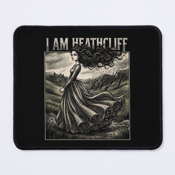 Item preview, I Am Heathcliff Quote Wuthering Heights Emily Bronte Catherine designed and sold by Fenay Designs.