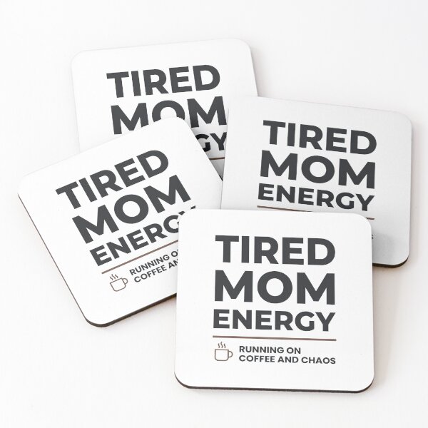 Artikelvorschau, Tired Mom Energy Lustiges Mama Shirt Kaffee Chaos entworfen und verkauft von ChipchaOddities.