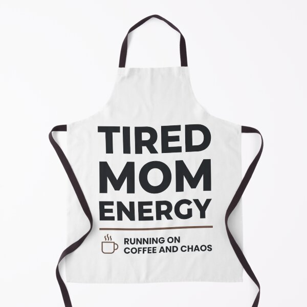 Item preview, Tired Mom Energy Funny Mom Shirt Coffee Chaos designed and sold by ChipchaOddities.