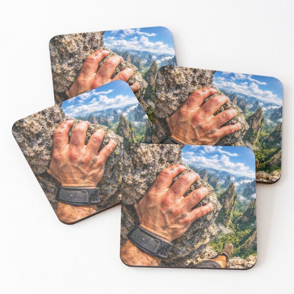 Item preview, POV Rock Climbing Epic Mountain Peak Adventure designed and sold by NiceArtsPlace.