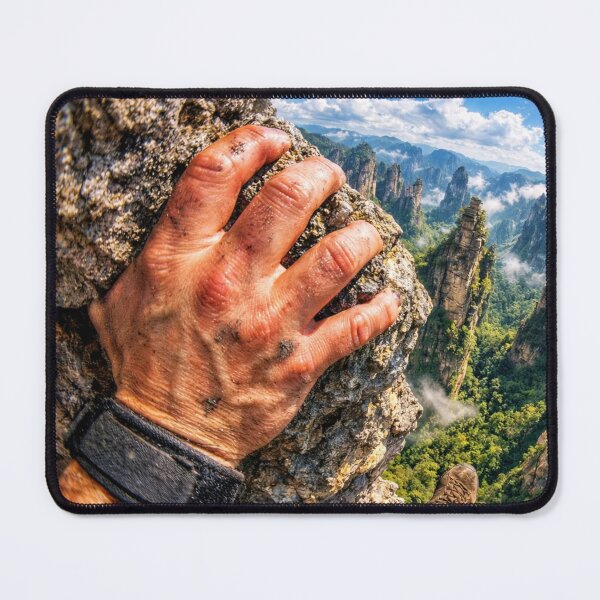 Item preview, POV Rock Climbing Epic Mountain Peak Adventure designed and sold by NiceArtsPlace.