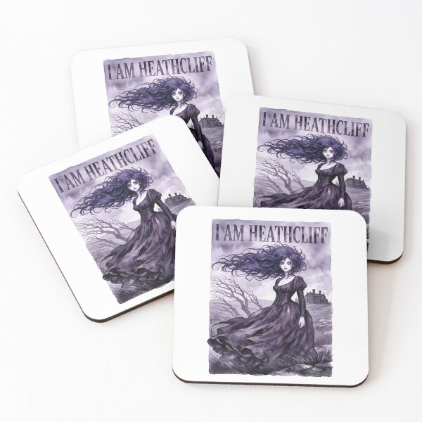 Item preview, I Am Heathcliff Catherine Earnshaw Wuthering Heights Watercolor designed and sold by Fenay Designs.