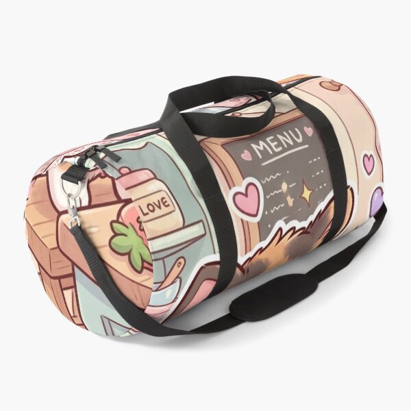 Item preview, Kawaii Cat Baking Strawberry Cake – Cute Pastel Bakery Kitten Sticker designed and sold by Furfolkz.