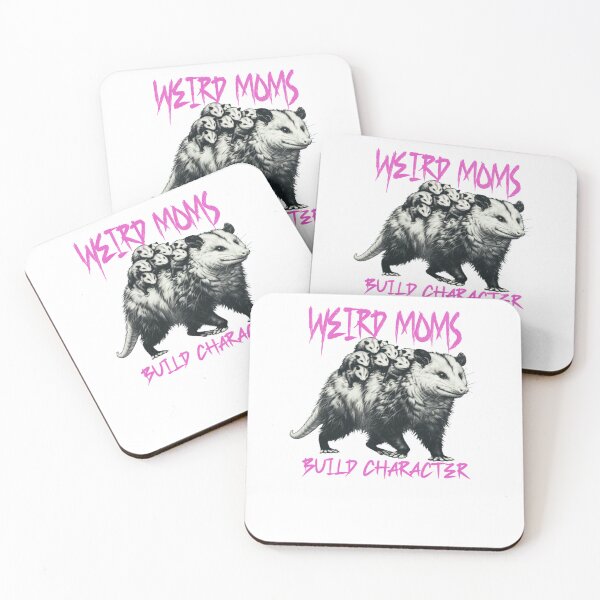 Item preview, Weird Moms Build Character Funny Possum designed and sold by krystalRomanart.