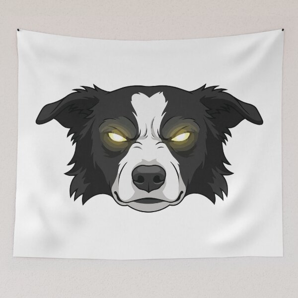 Item preview, The Stalking Potato Funny Intimidating Border Collie designed and sold by Petzzz.