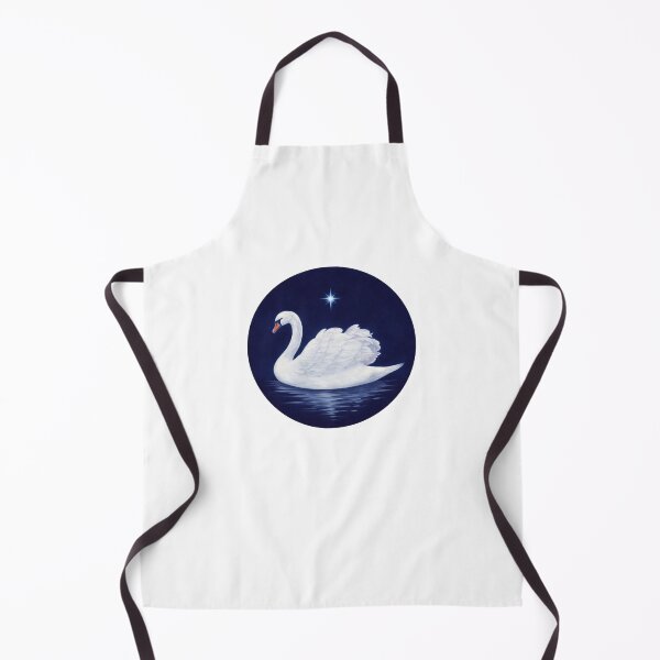 Item preview, Vintage Night Swan Under Starry Sky designed and sold by krystalRomanart.