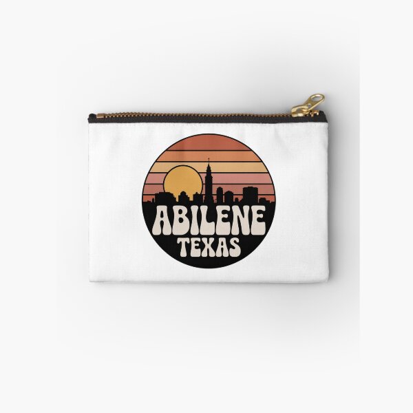Item preview, Abilene Texas: Retro Sunset Skyline Emblem designed and sold by CircinusStore.