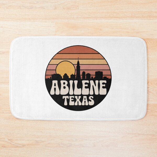 Item preview, Abilene Texas: Retro Sunset Skyline Emblem designed and sold by CircinusStore.