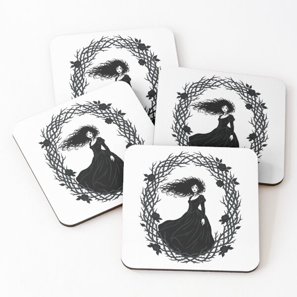 Item preview, Catherine Earnshaw Gothic Silhouette Wuthering Heights Thorns designed and sold by Fenay Designs.