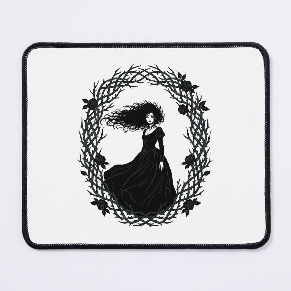 Item preview, Catherine Earnshaw Gothic Silhouette Wuthering Heights Thorns designed and sold by Fenay Designs.