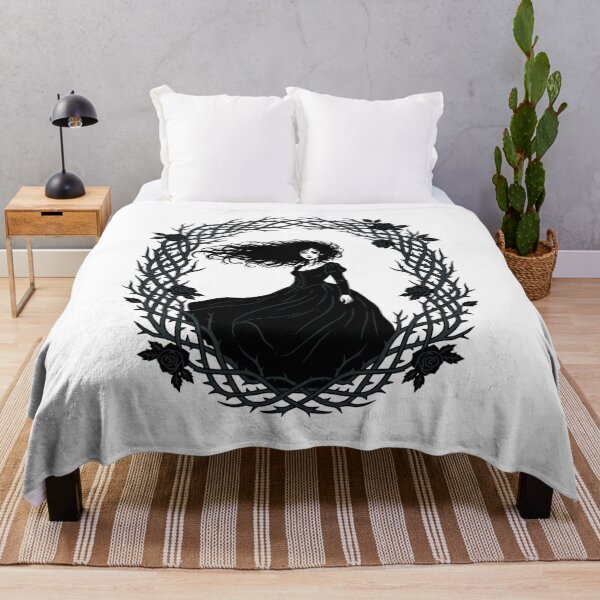 Item preview, Catherine Earnshaw Gothic Silhouette Wuthering Heights Thorns designed and sold by Fenay Designs.