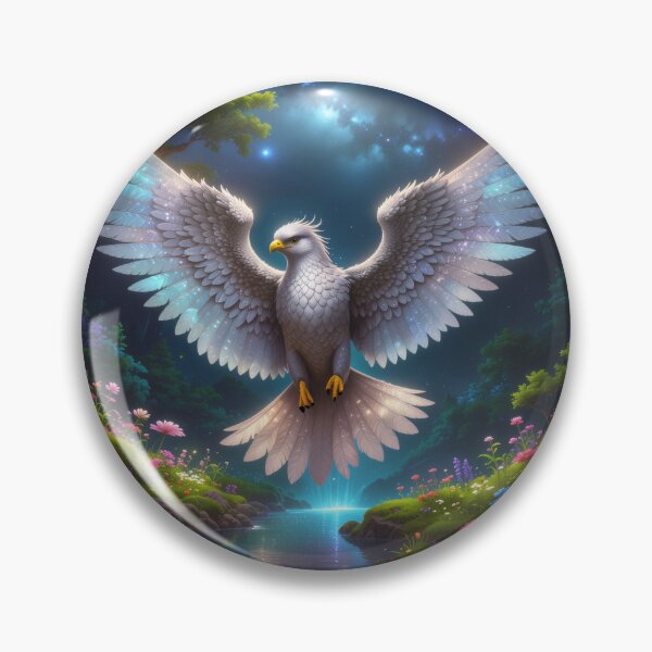 Item preview, Magical bird with opalescent wings designed and sold by ImageMagic2024.