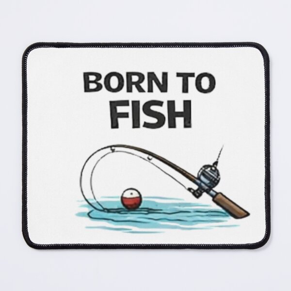 Item preview, Born to Fish Funny Fishing Lover Design designed and sold by Madewithlove98.