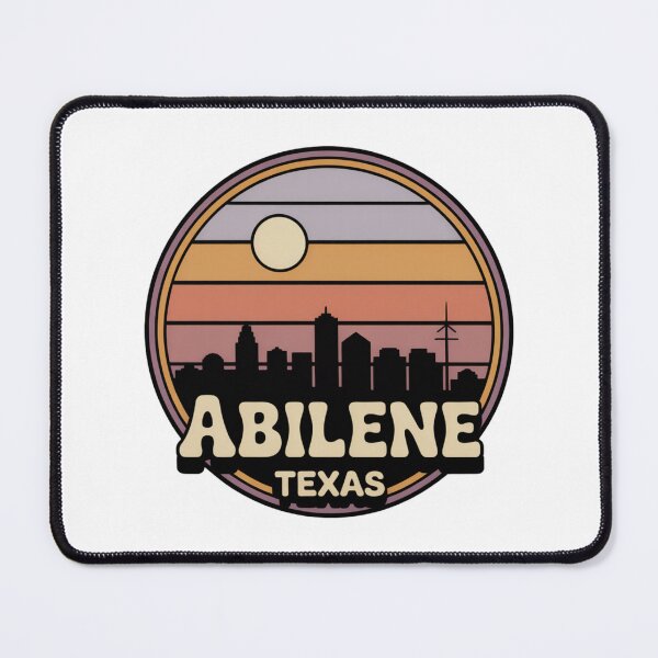 Item preview, Abilene Texas: Retro Sunset Skyline Scene designed and sold by CircinusStore.