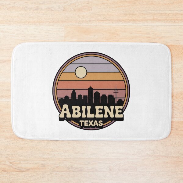 Item preview, Abilene Texas: Retro Sunset Skyline Scene designed and sold by CircinusStore.