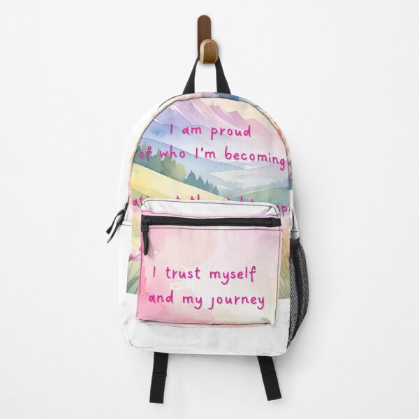 Item preview, Positive Affirmations Pastel Mountain Scene designed and sold by Imagined Creations .