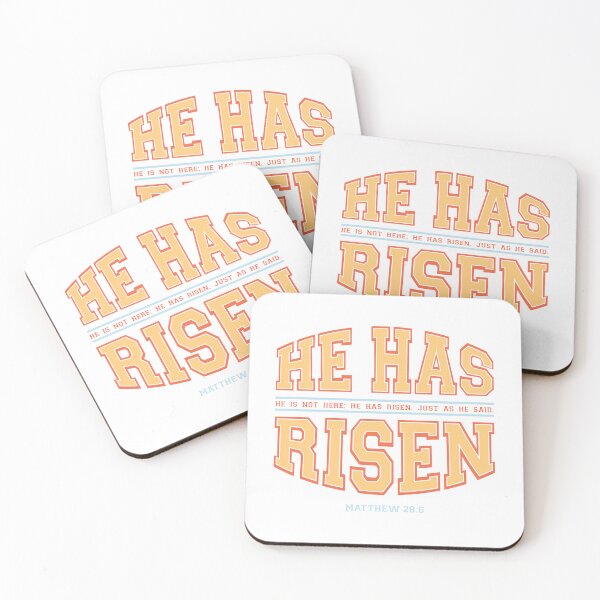 Item preview, He Has Risen - Collegiate Style - Orange designed and sold by Holly Norine Design.