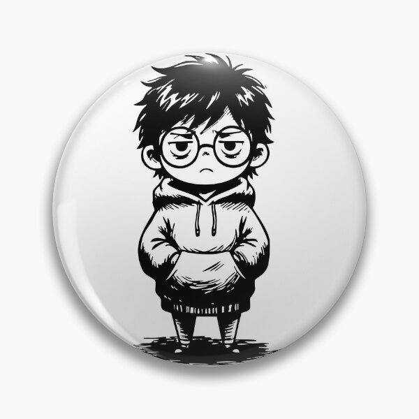 Item preview, Children's Apathy Hoodie, Black and White designed and sold by PixelStudioBe.