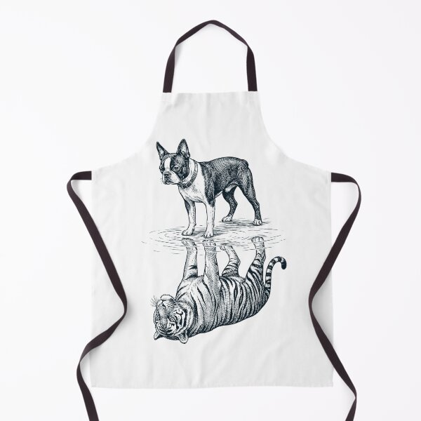 Item preview, Vintage Boston Terrier Reflection Tiger Dog Lover designed and sold by DoodleTortle.