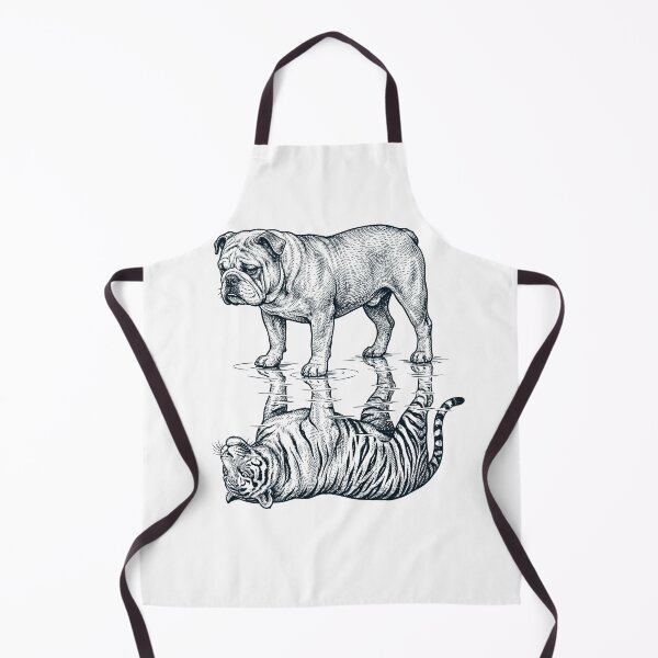 Item preview, Vintage Bulldog Reflection Tiger Dog Lover designed and sold by DoodleTortle.