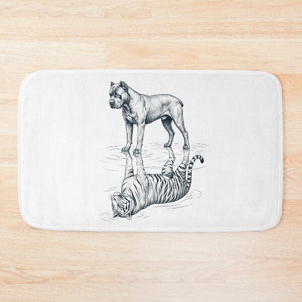 Item preview, Vintage Cane Corso Reflection Tiger Dog Lover designed and sold by DoodleTortle.