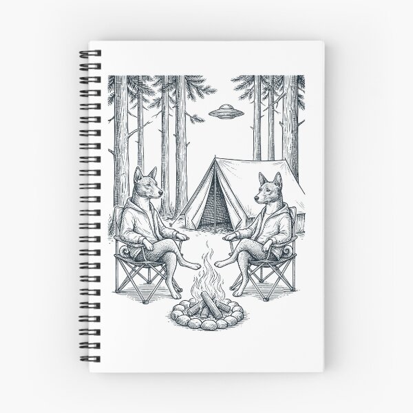 Item preview, Vintage Basenji Camping UFO Dog Mom Dad Lover designed and sold by TerryConnells.